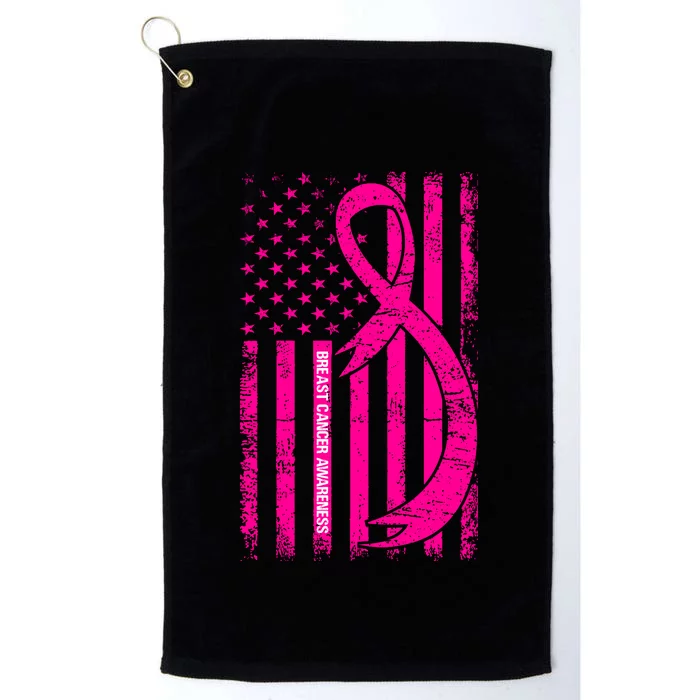 Breast Cancer Awareness T Platinum Collection Golf Towel