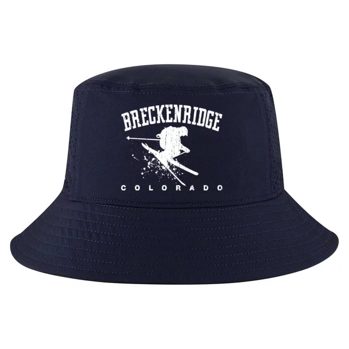 Breckenridge Colorado Alpine Snow Skiing Rocky Mountains Gift Cool Comfort Performance Bucket Hat