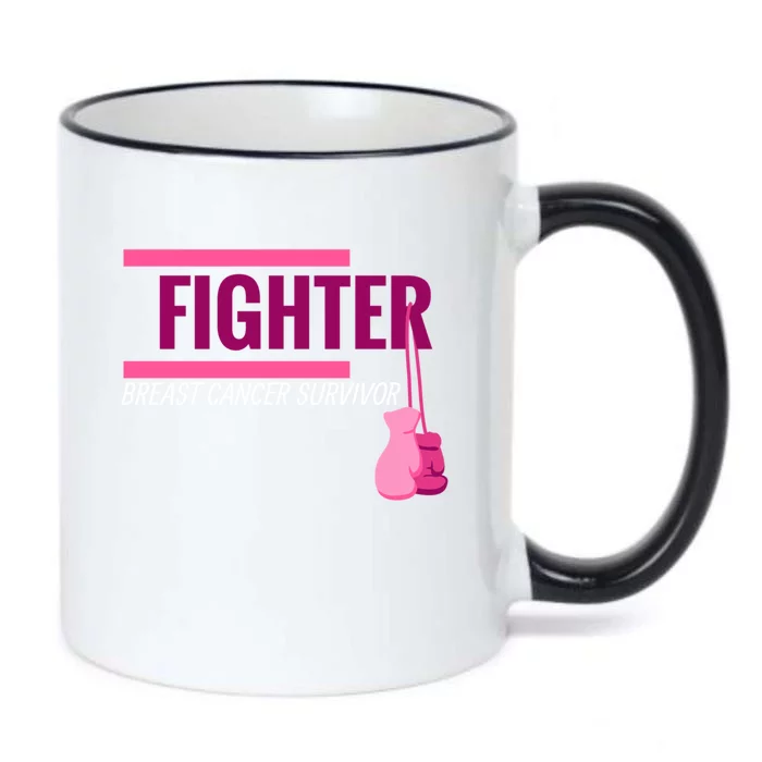 Breast Cancer Awareness Fighter Breast Cancer Warrior Cute Gift Black Color Changing Mug