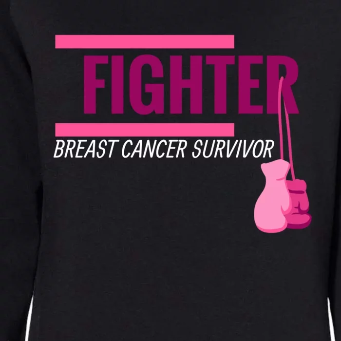 Breast Cancer Awareness Fighter Breast Cancer Warrior Cute Gift Womens California Wash Sweatshirt