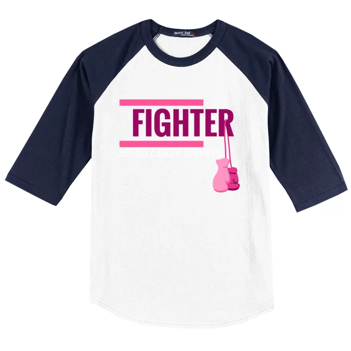 Breast Cancer Awareness Fighter Breast Cancer Warrior Cute Gift Baseball Sleeve Shirt