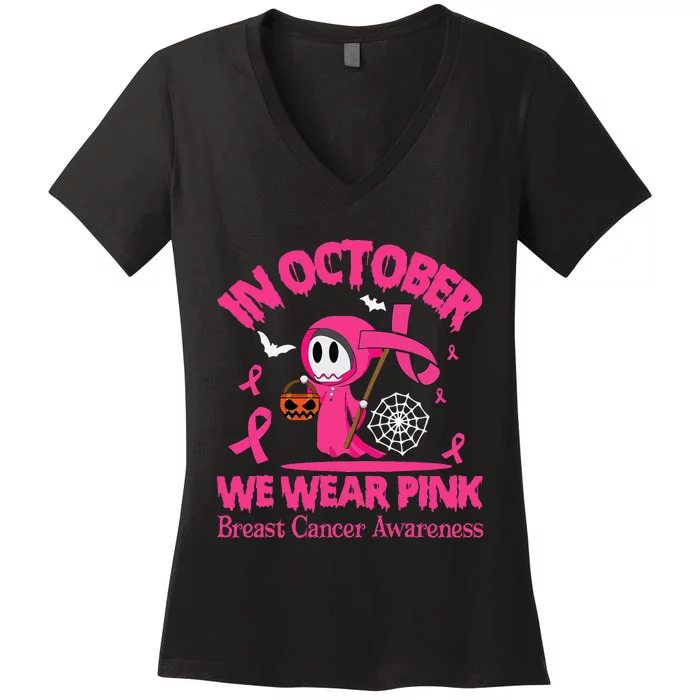 Breast Cancer Awareness Women's V-Neck T-Shirt