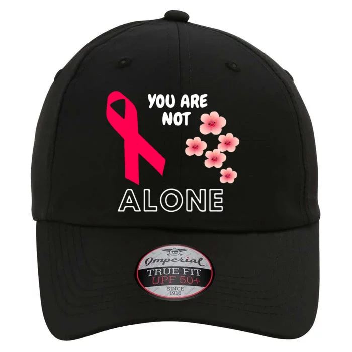 Breast Cancer Awareness You Are Not Alone Pink Ribbon Halloween Gift The Original Performance Cap