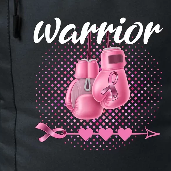 Breast Cancer Awareness Pink Boxing Gloves Warrior Cute Gift Daily Commute Backpack