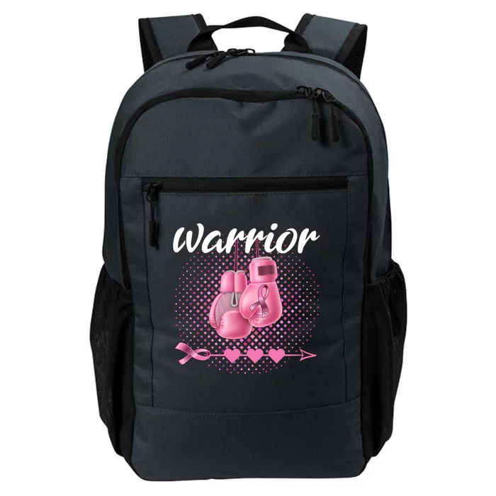 Breast Cancer Awareness Pink Boxing Gloves Warrior Cute Gift Daily Commute Backpack