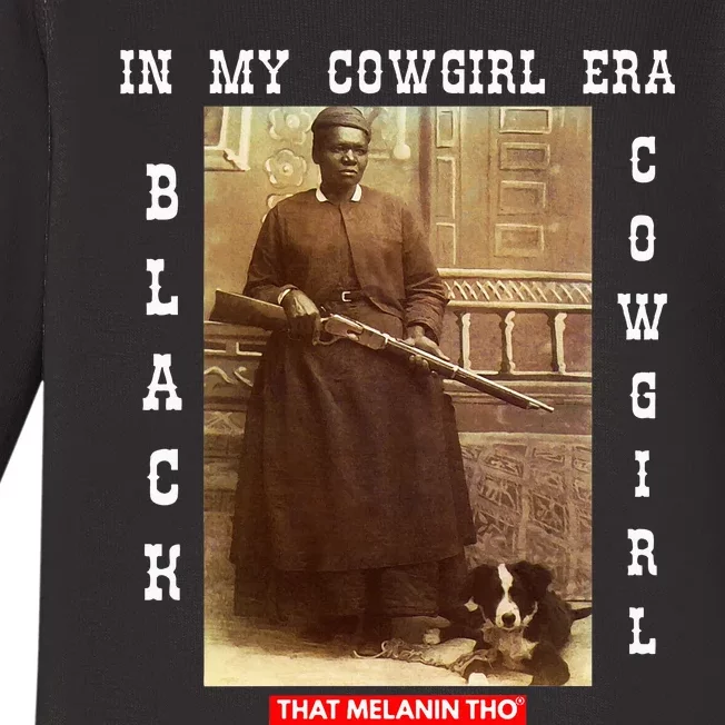 Black Cowgirls African American Black History Mary Fields Baby Long Sleeve Bodysuit