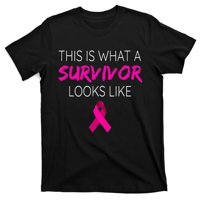 Breast Cancer Awareness Survivor Pink Ribbon Gifts T-Shirt