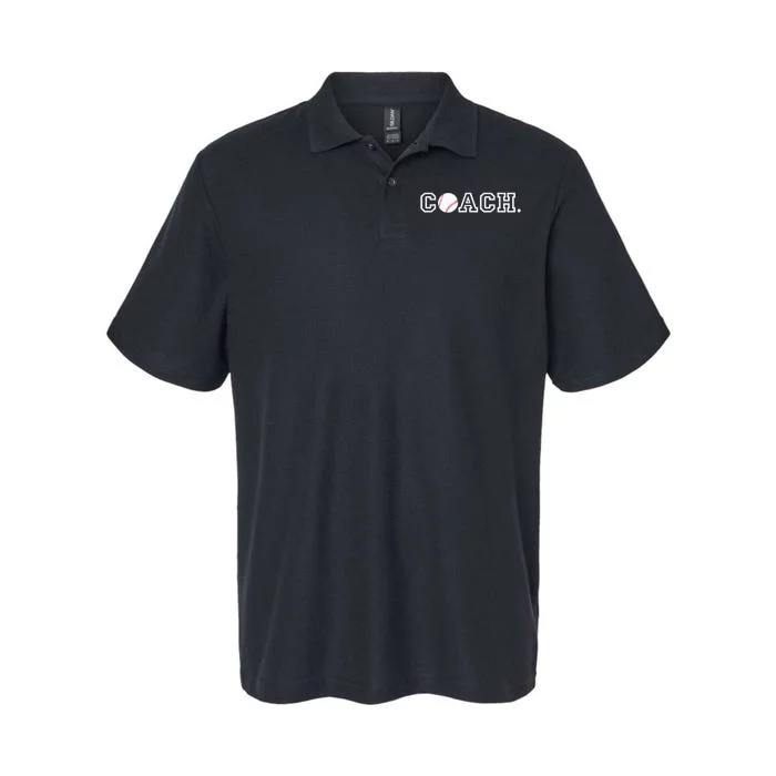 Baseball Coach Appreciation Gift for Coaches Softstyle Adult Sport Polo