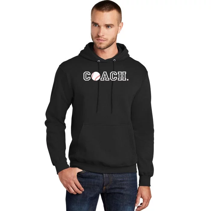 Baseball Coach Appreciation Gift for Coaches Tall Hoodie