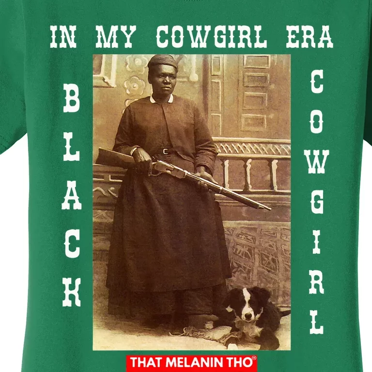 Black Cowgirls African American Black History Mary Fields Women's T-Shirt