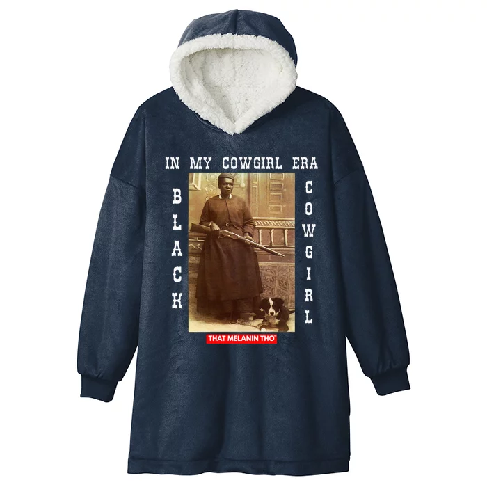 Black Cowgirls African American Black History Mary Fields Hooded Wearable Blanket