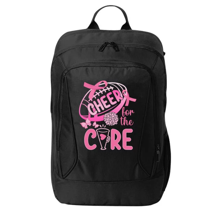 Breast Cancer Awareness Cheer For The Cure Gift City Backpack