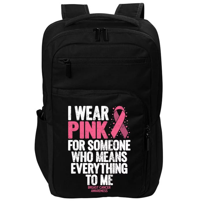 Breast Cancer Awareness Shirts For Family Breast Cancer Impact Tech Backpack