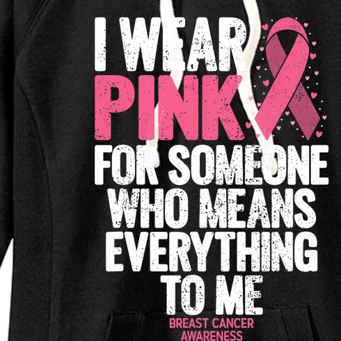 Breast Cancer Awareness Shirts For Family Breast Cancer Women's Fleece Hoodie