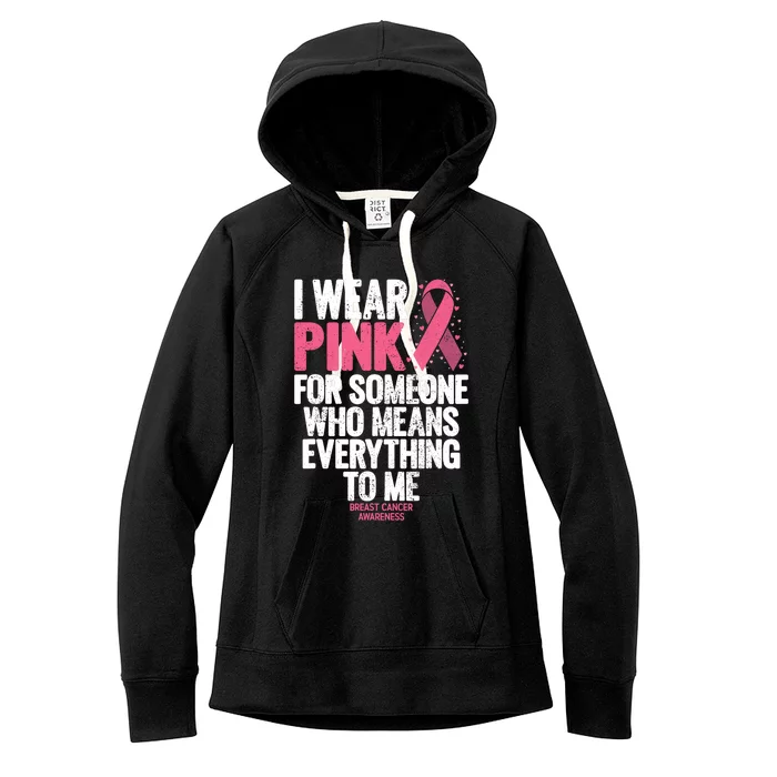 Breast Cancer Awareness Shirts For Family Breast Cancer Women's Fleece Hoodie