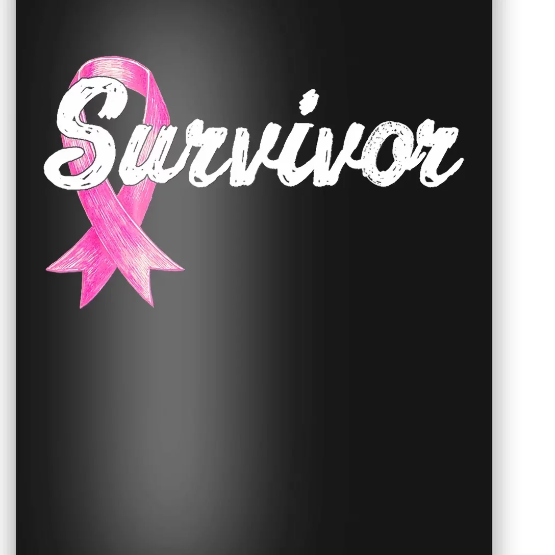 Breast Cancer Awareness Survivor Mom Wife Mama Gift Poster