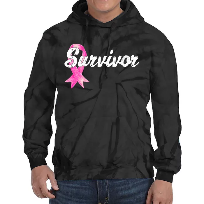 Breast Cancer Awareness Survivor Mom Wife Mama Gift Tie Dye Hoodie