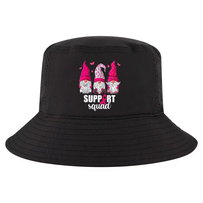 Breast Cancer Awareness For Gnomes Support Squad Cool Comfort Performance Bucket Hat