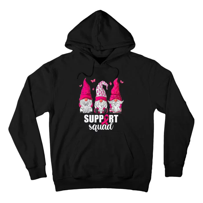 Breast Cancer Awareness For Gnomes Support Squad Tall Hoodie