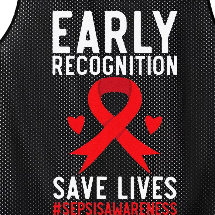 Blood Cancer Awareness Leukemia Lymphoma Myeloma Red Ribbon Gift Mesh Reversible Basketball Jersey Tank