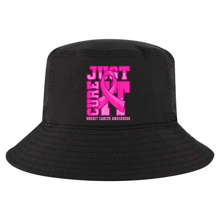 Breast Cancer Awareness Just Cure It Cool Comfort Performance Bucket Hat