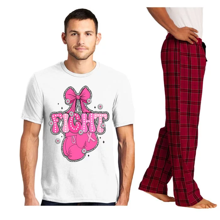 Breast Cancer Awareness Boxing Glove Pajama Set