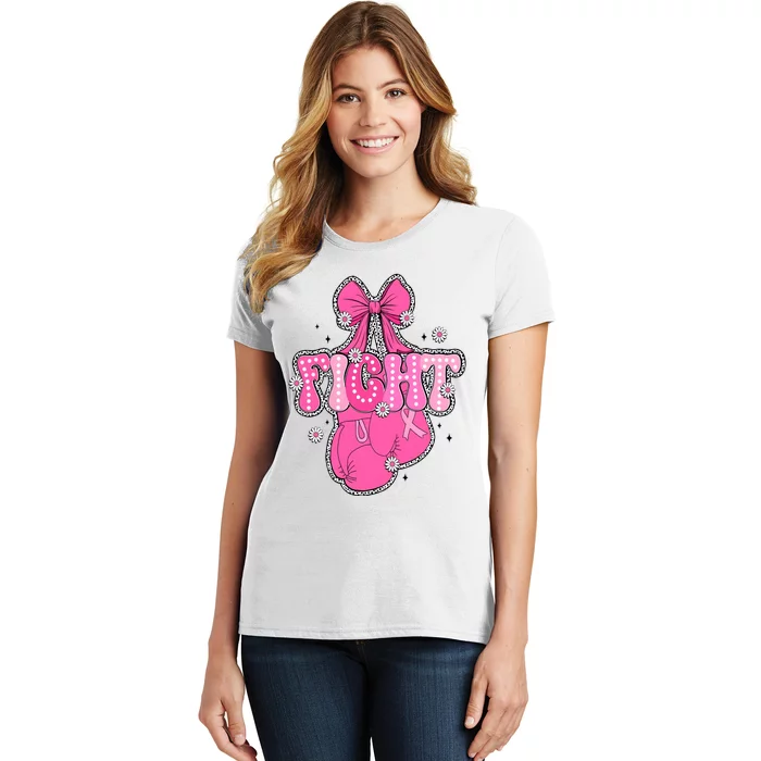 Breast Cancer Awareness Boxing Glove Women's T-Shirt