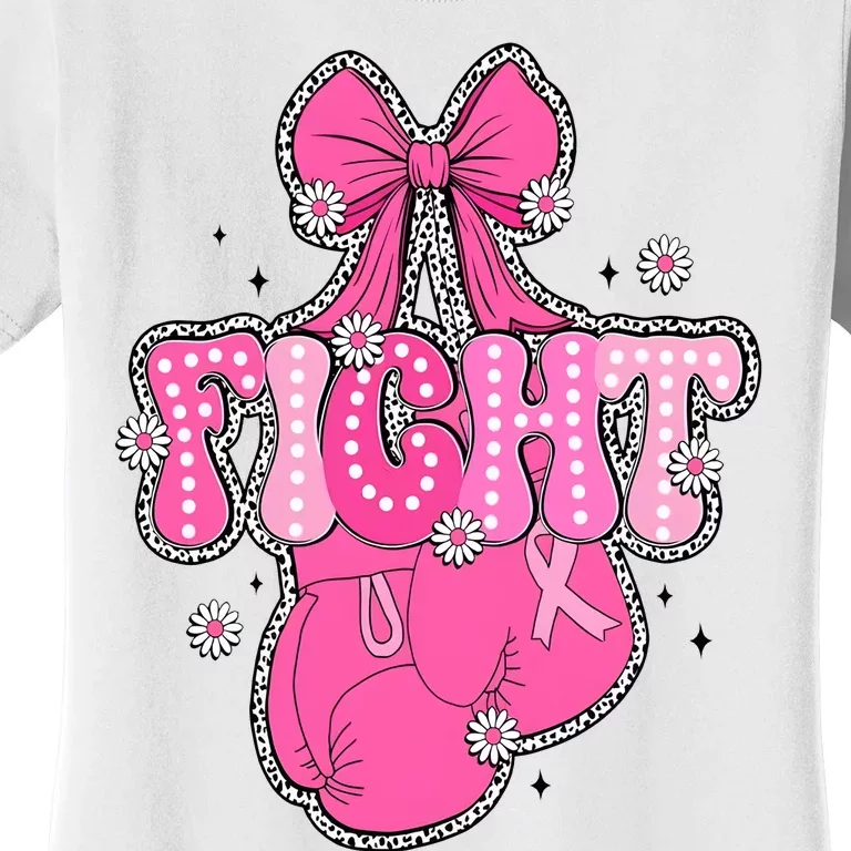 Breast Cancer Awareness Boxing Glove Women's T-Shirt