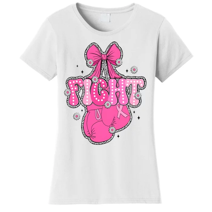 Breast Cancer Awareness Boxing Glove Women's T-Shirt