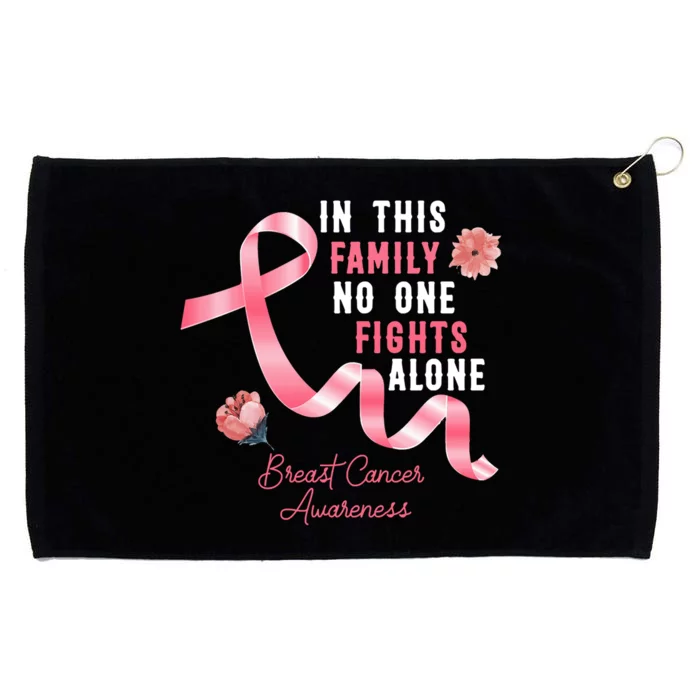 Breast Cancer Awarenes Fight Grommeted Golf Towel