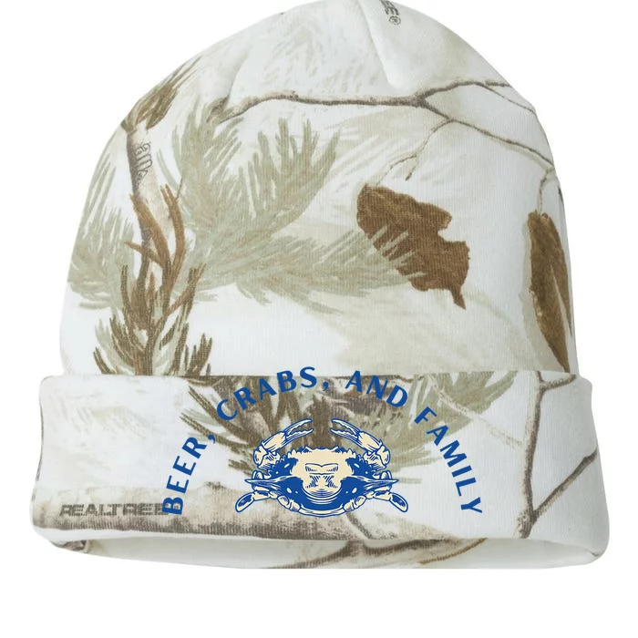 Beer Crabs And Family Kati - 12in Camo Beanie