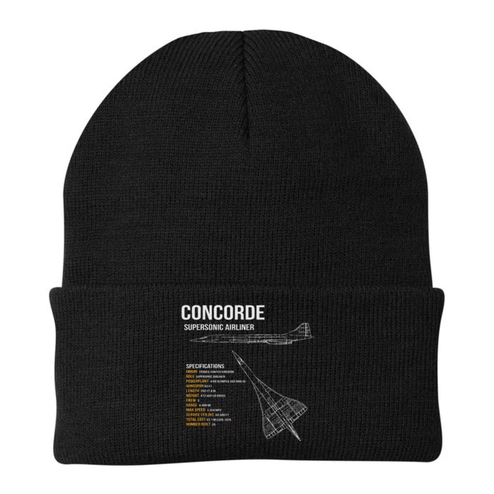 British Concorde Airliner Knit Cap Winter Beanie