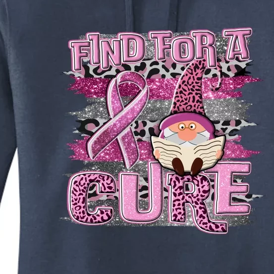 Breast Cancer Awareness Find For A Cure Women's Pullover Hoodie