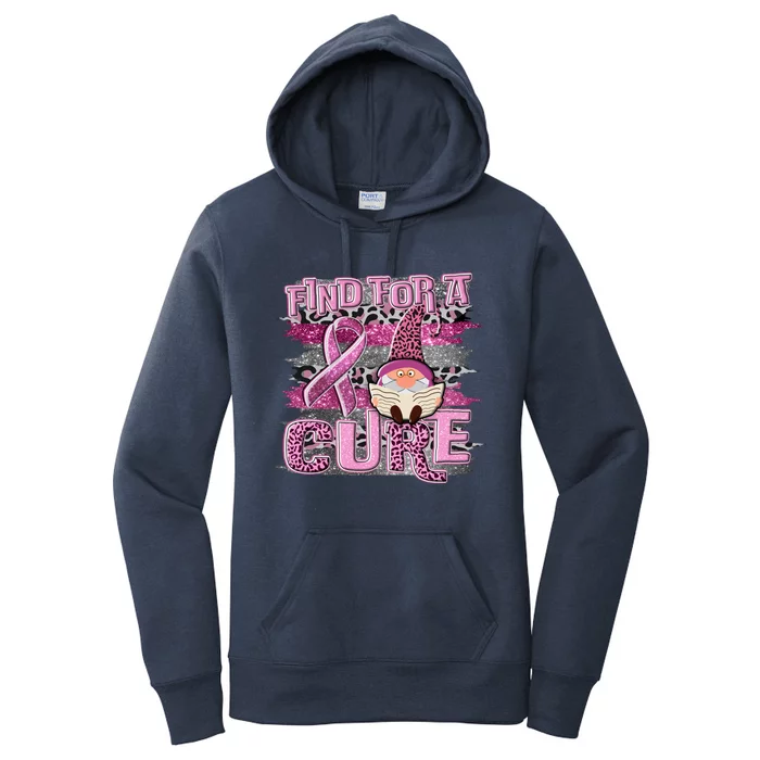 Breast Cancer Awareness Find For A Cure Women's Pullover Hoodie