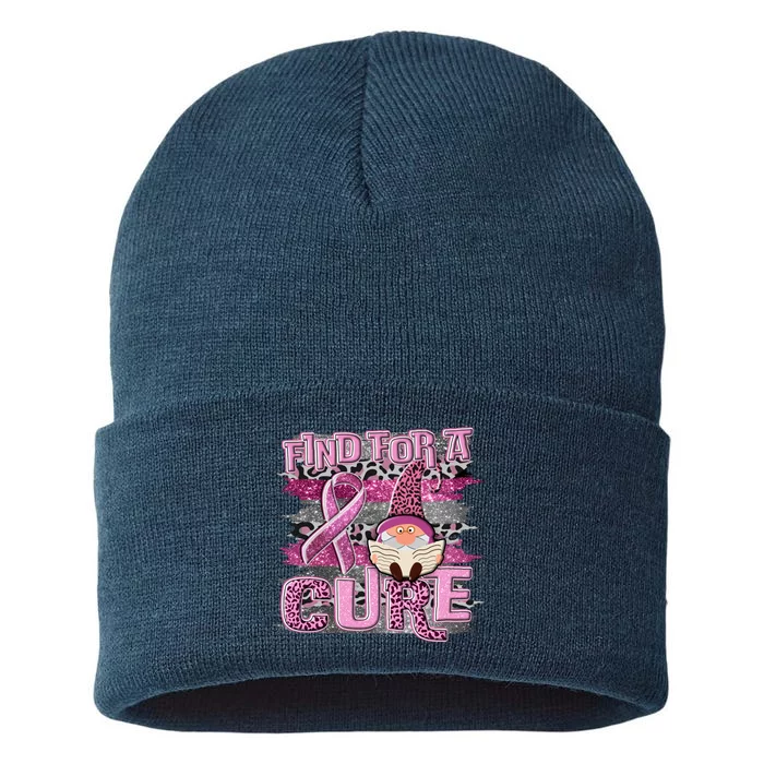 Breast Cancer Awareness Find For A Cure Sustainable Knit Beanie