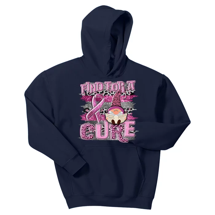 Breast Cancer Awareness Find For A Cure Kids Hoodie