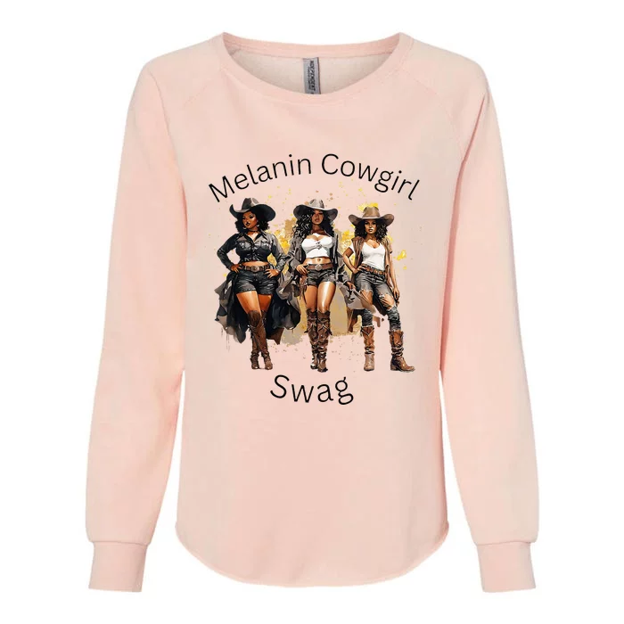 Black Cowgirls African American Texas Girl Womens California Wash Sweatshirt