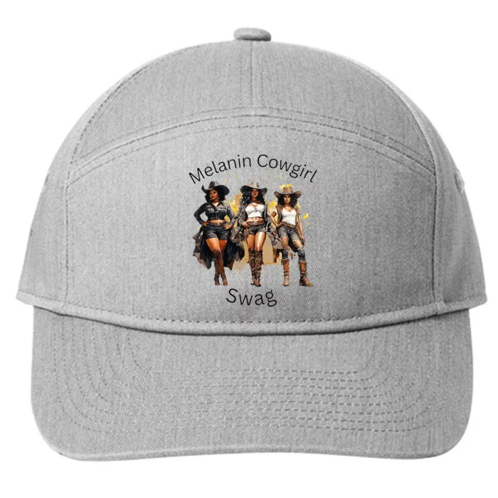 Black Cowgirls African American Texas Girl 7-Panel Snapback Hat