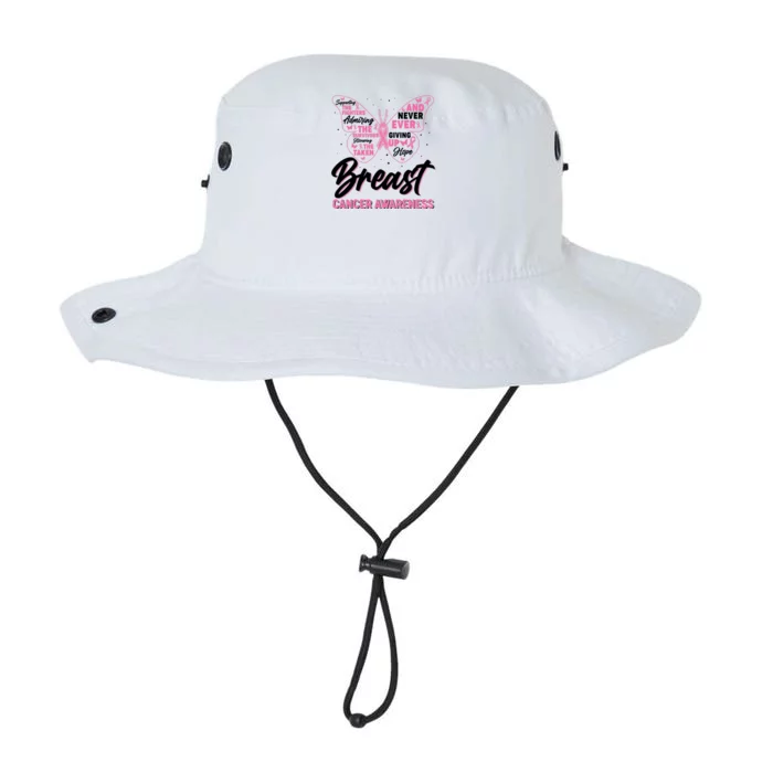 Breast Cancer Awareness Butterfly Legacy Cool Fit Booney Bucket Hat