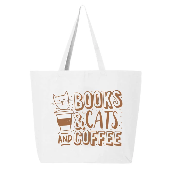 Books Cats And Coffee Lover 25L Jumbo Tote