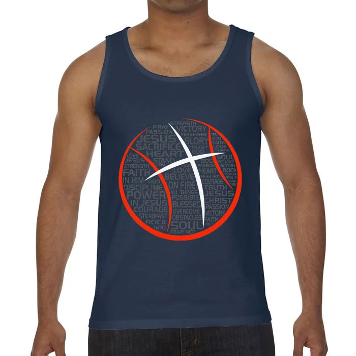 Basketball Christian Athlete Jesus Comfort Colors® Tank Top