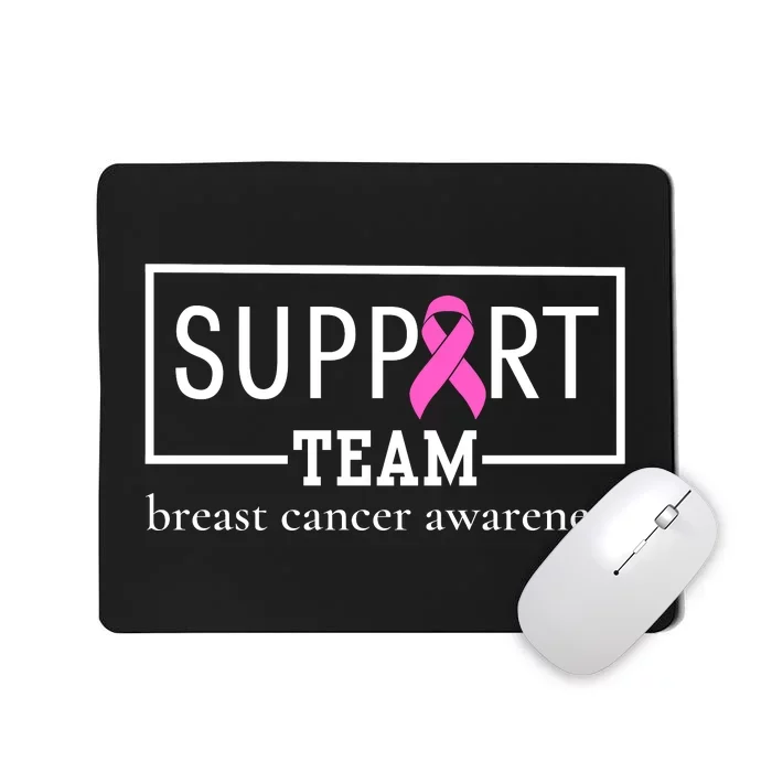 Breast Cancer Awareness Support Team Mousepad