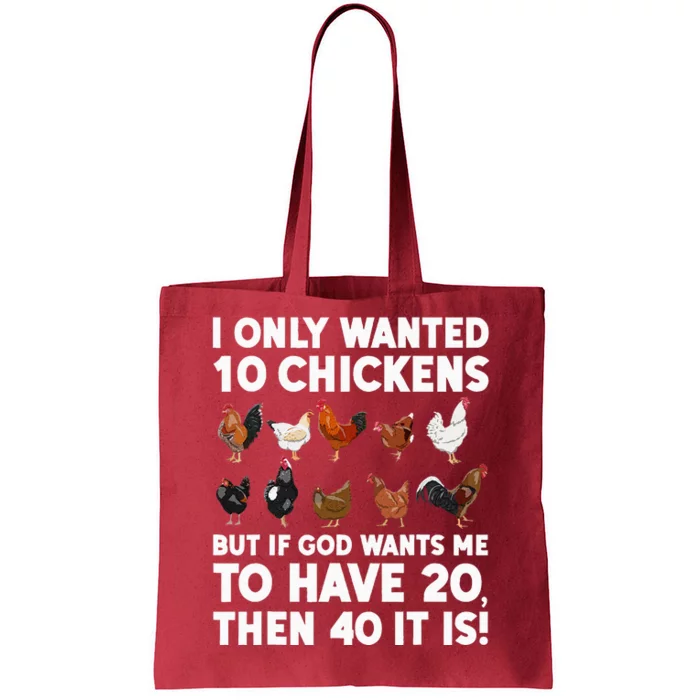 Best Chicken Art For Women Poultry Themed Chicken Farmer Tote Bag