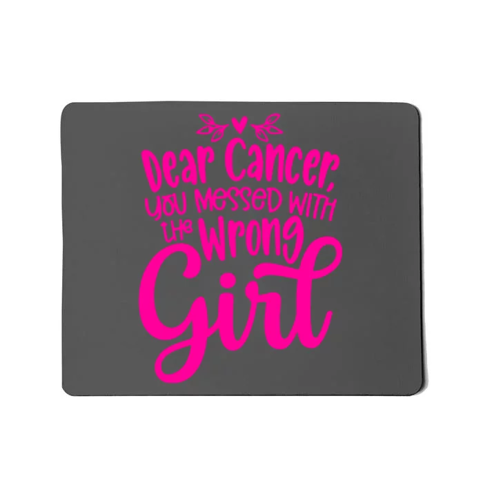 Breast Cancer Awareness Gift For Girl Women Mousepad