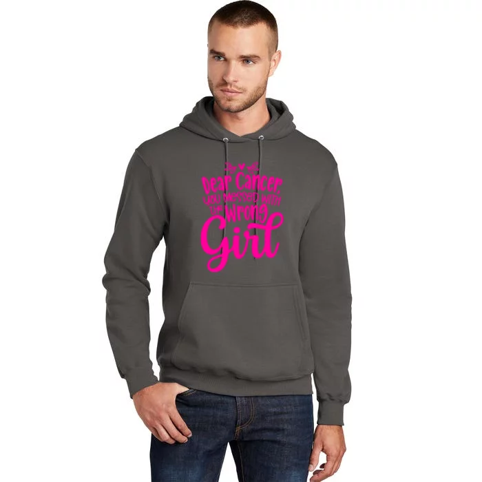 Breast Cancer Awareness Gift For Girl Women Tall Hoodie