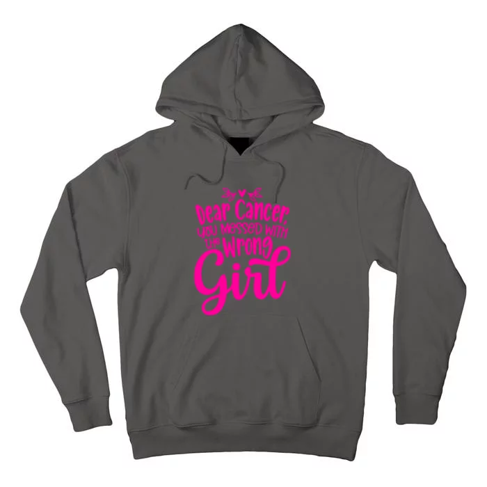 Breast Cancer Awareness Gift For Girl Women Tall Hoodie