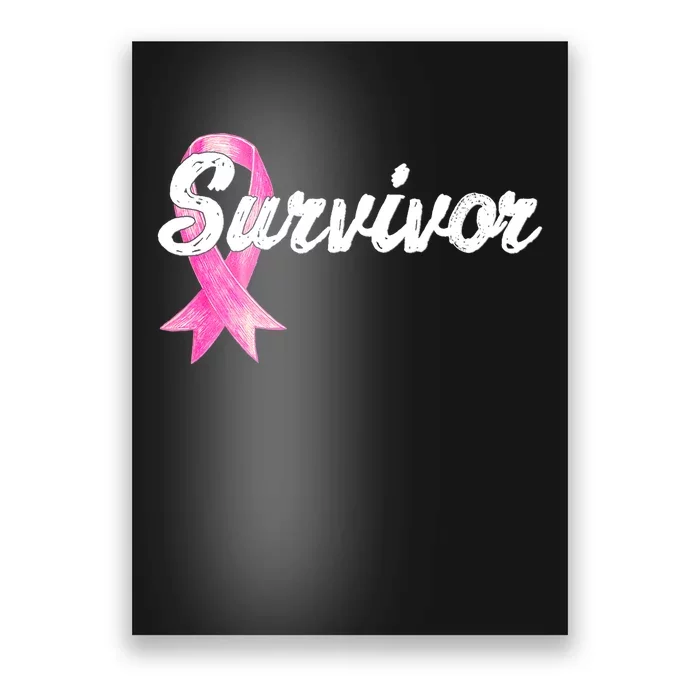 Breast Cancer Awareness Survivor Mom Wife Mama Gift Poster