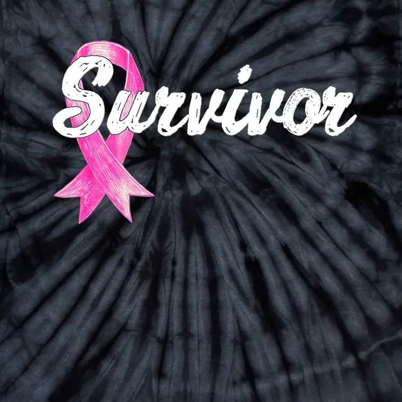 Breast Cancer Awareness Survivor Mom Wife Mama Gift Tie-Dye T-Shirt