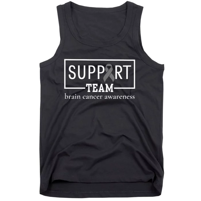 Brain Cancer Awareness Support Team Tank Top