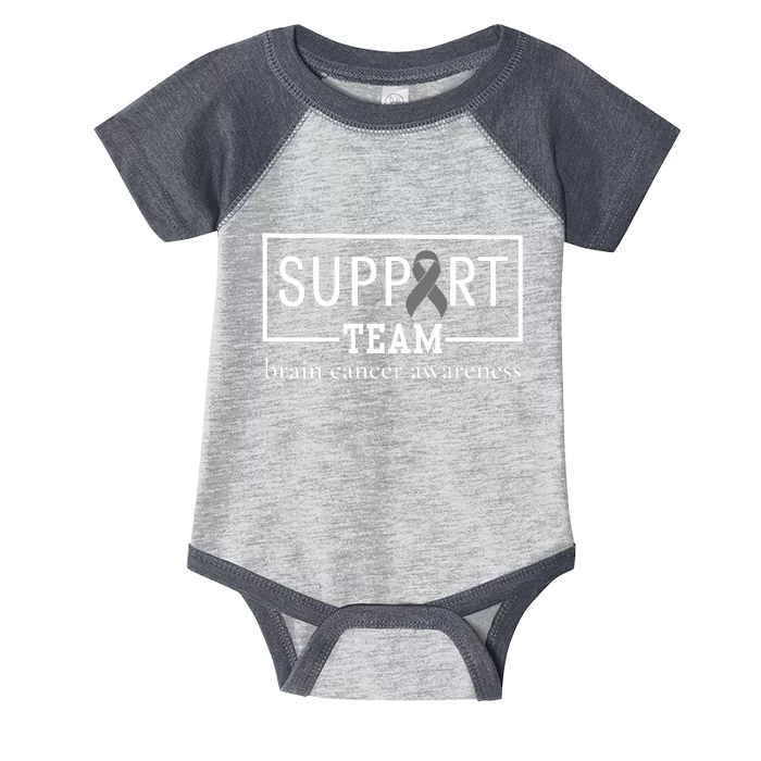 Brain Cancer Awareness Support Team Infant Baby Jersey Bodysuit